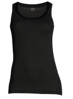 Camiseta Sin Mangas Oscalito 16122 - Filoscozia® y Ribete de Satén de Seda