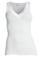 Camiseta Sin Mangas Oscallito 16132 - Filoscozia® y Ribete de Satén de Seda