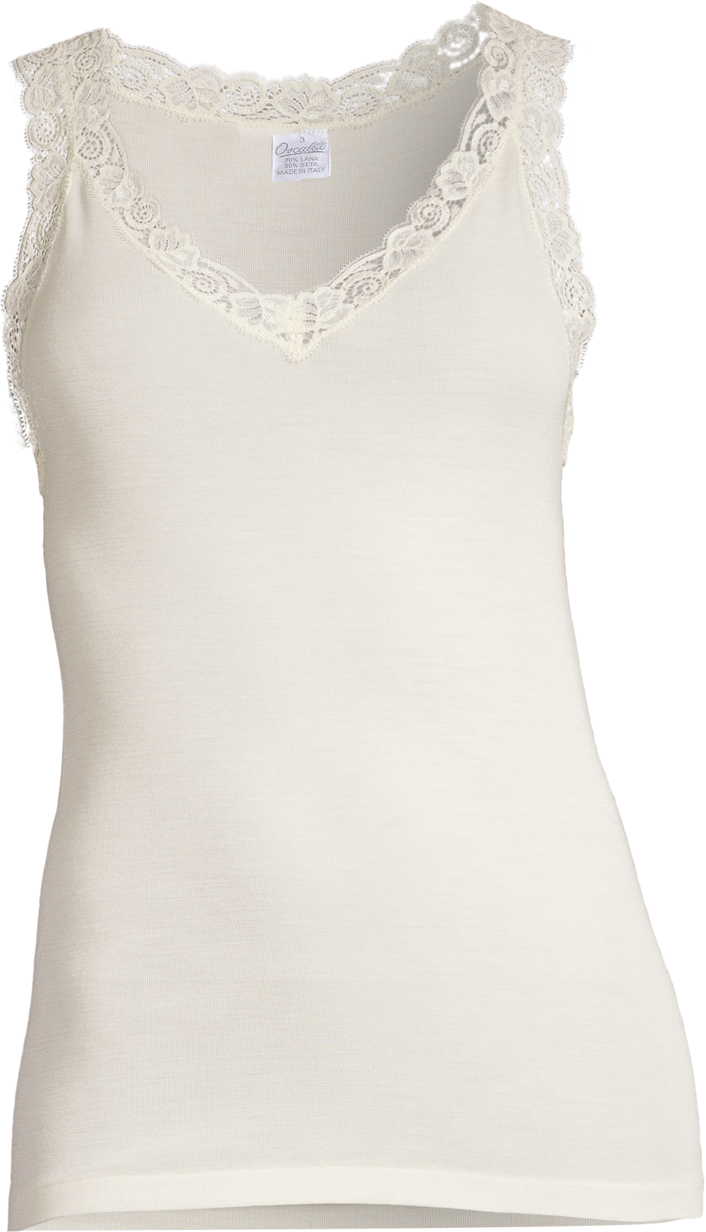 Polera Mujer Oscalito 3300 – Lana & Seda sin Mangas