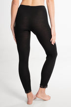 Legging con encaje Mujer Oscalito 3419 – Lana Merino y Seda y encaje