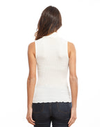 Beatle sin Mangas de Cuello Alto Mujer Oscalito 3427 – Lana Merino y Seda