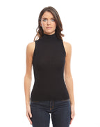 Beatle sin Mangas de Cuello Alto Mujer Oscalito 3427 – Lana Merino y Seda