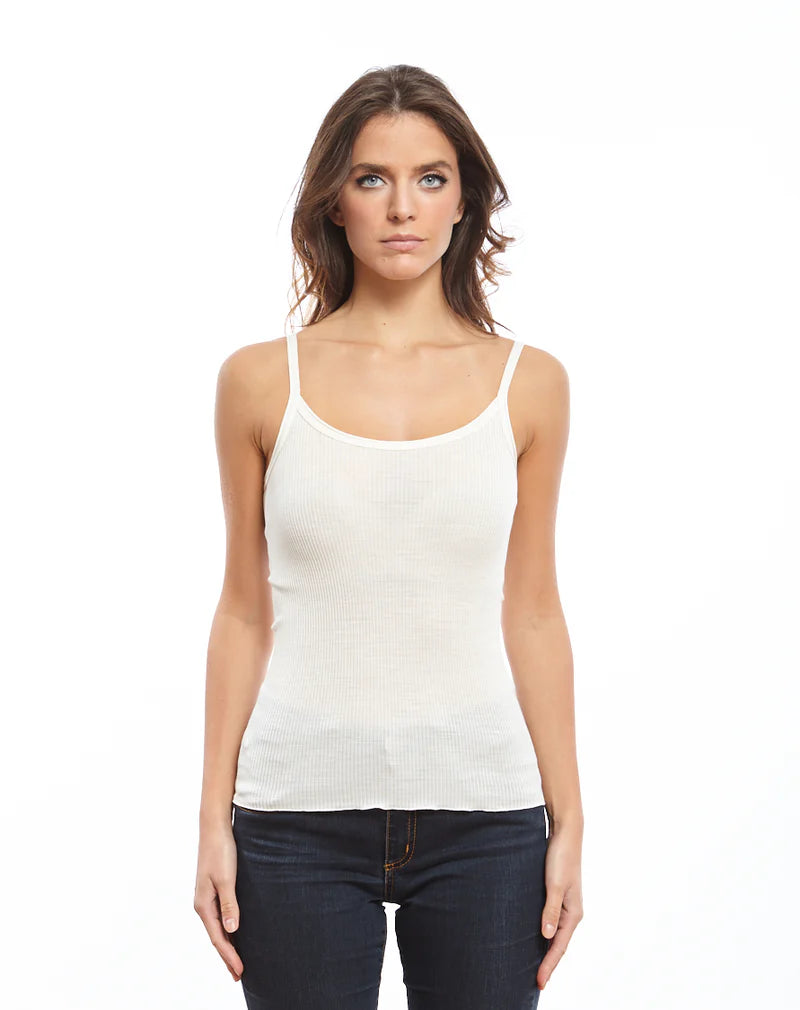 Polera sin Manga Mujer Oscalito 3440R – Lana Merino y Seda