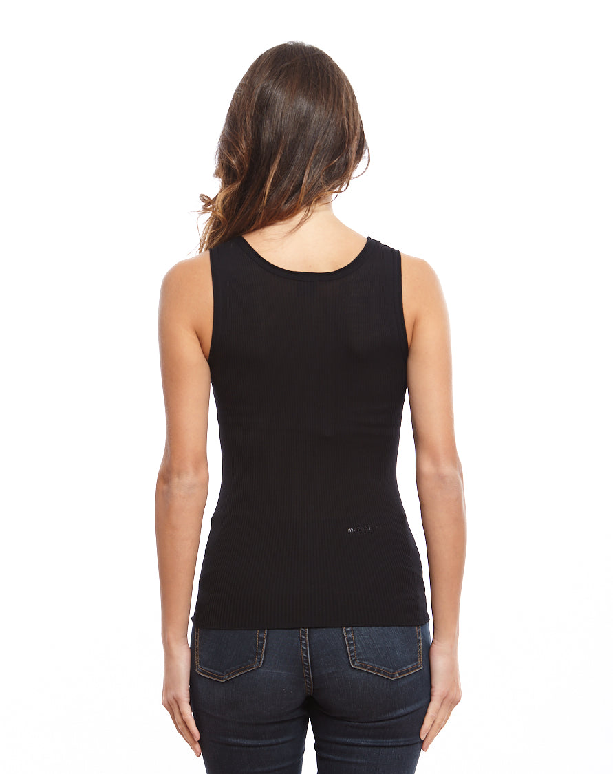 Polera sin Manga Mujer Oscalito 3442R – Lana Merino y Seda