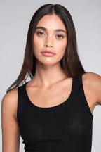 Polera sin Manga Mujer Oscalito 3442R – Lana Merino y Seda