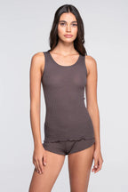 Polera sin Manga Mujer Oscalito 3442R – Lana Merino y Seda