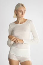 Polera Manga Larga Mujer Oscalito 3446R – Lana Merino y Seda