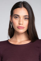 Polera Manga Larga Mujer Oscalito 3446R – Lana Merino y Seda