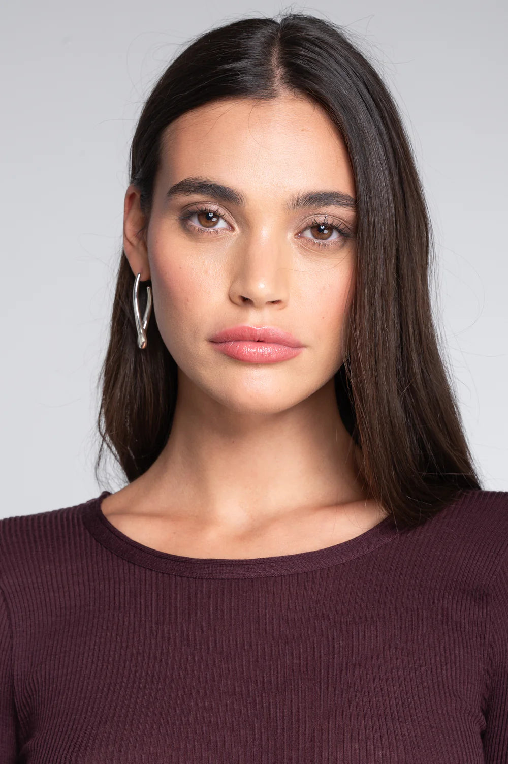 Polera Manga Larga Mujer Oscalito 3446R – Lana Merino y Seda