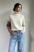 Sweater Natyoural YD531 – 100% Lana Merino Bicolor