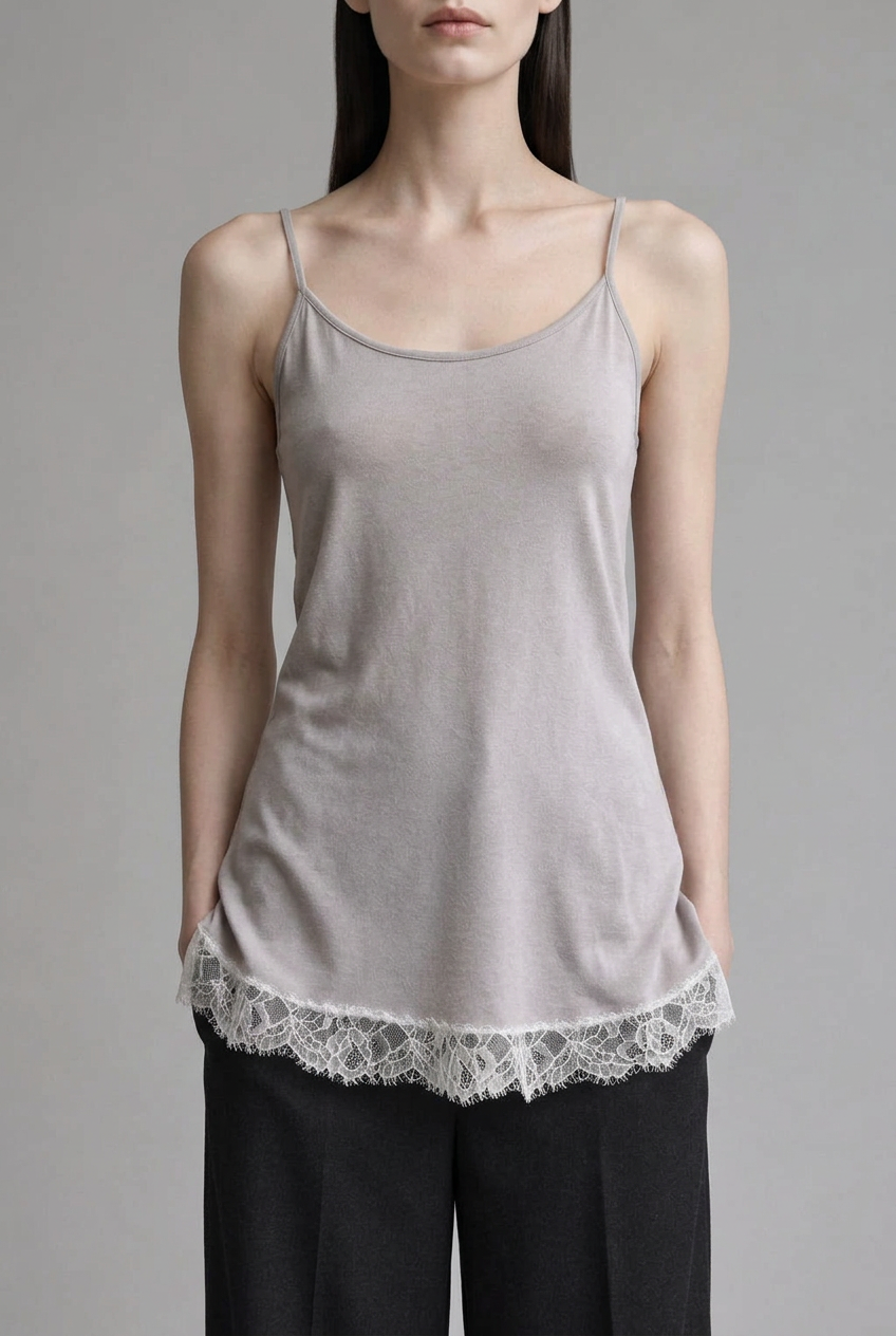 Blusa con encaje — Modal · 1392