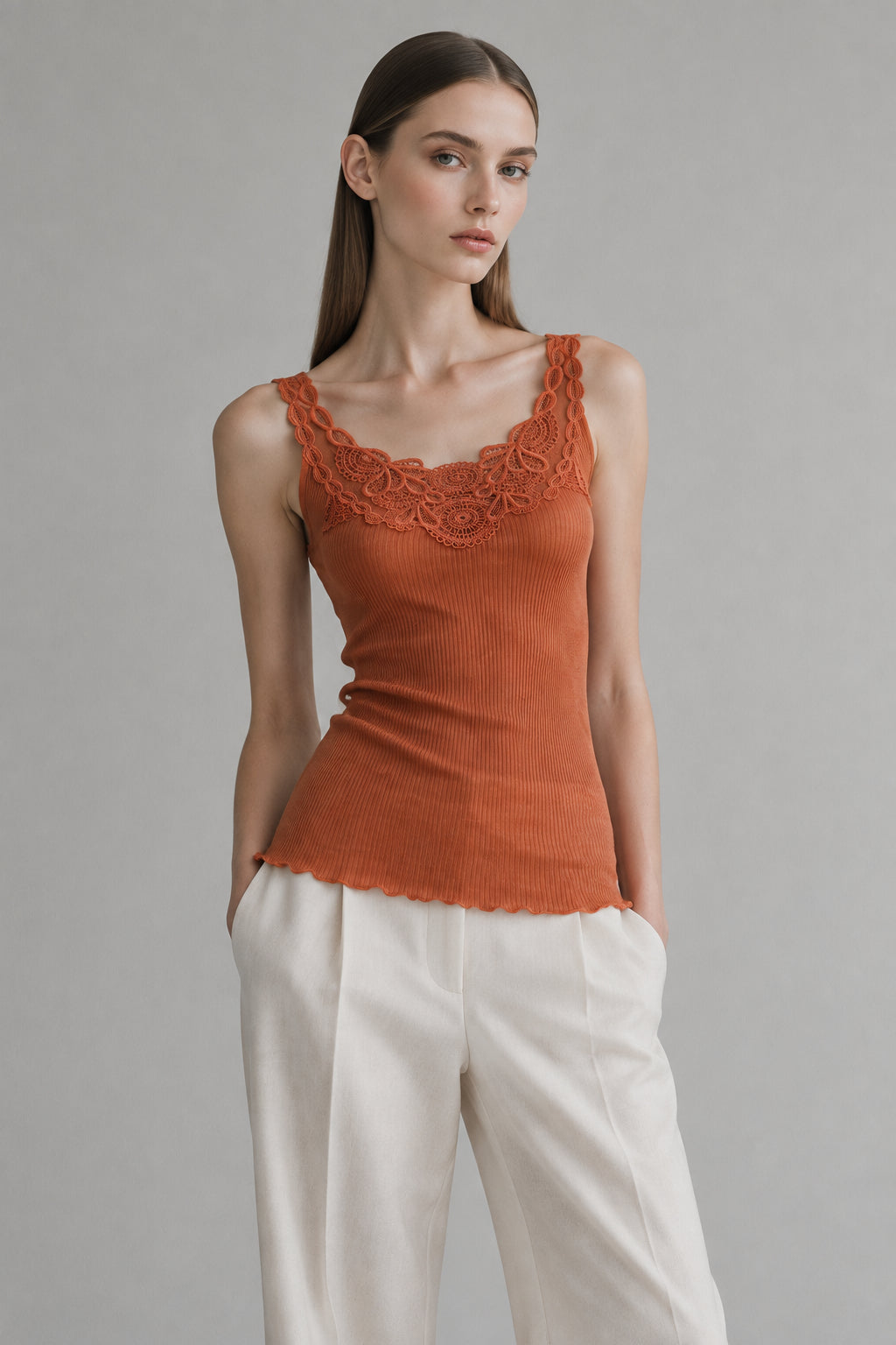 Top Oscalito 6550 - 100% Algodón Filo di Scozia