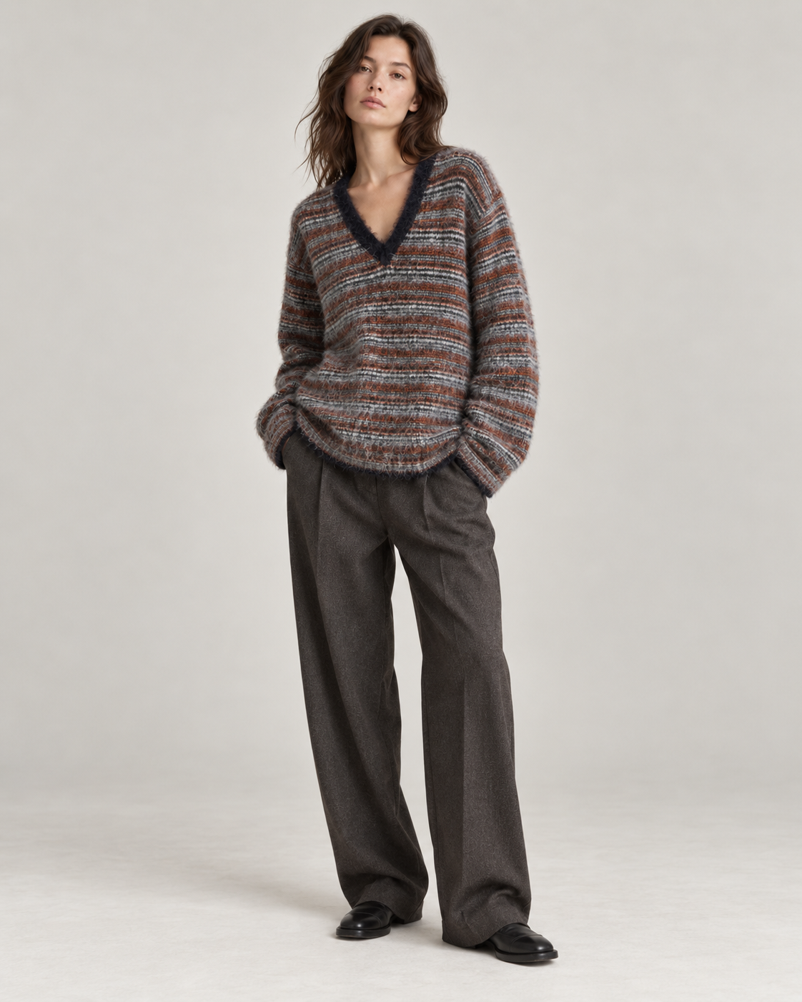 Sweater Natyoural YB812 - 65% Alpaca 10% Lana 25% Poliamida