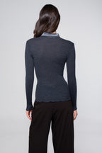 Top Oscalito 6341 - 70% Lana Merino 30% Seda Natural