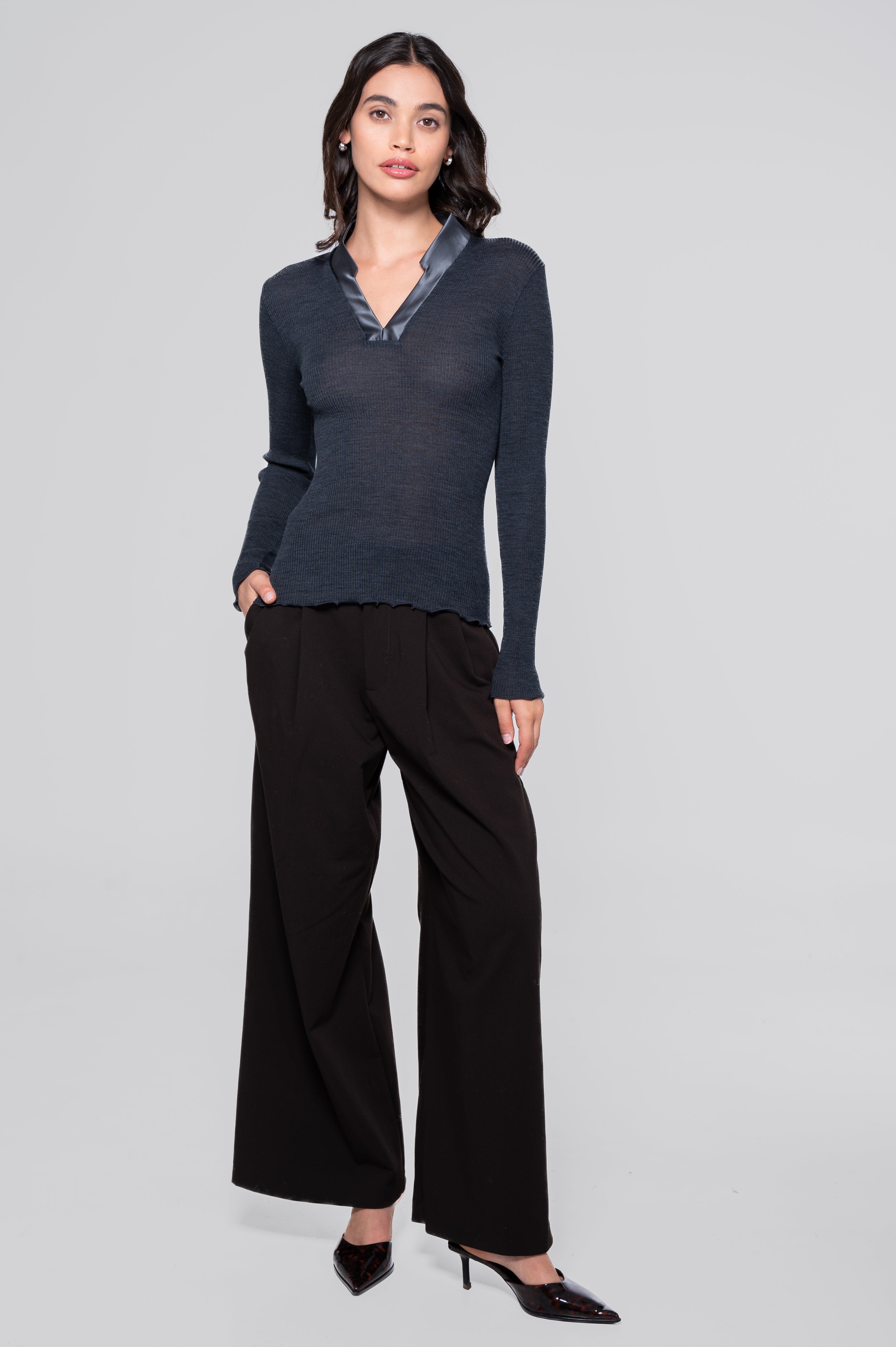 Top Oscalito 6341 - 70% Lana Merino 30% Seda Natural