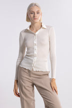 Camisa Mujer Oscalito 6350 – Lana Merino y Seda