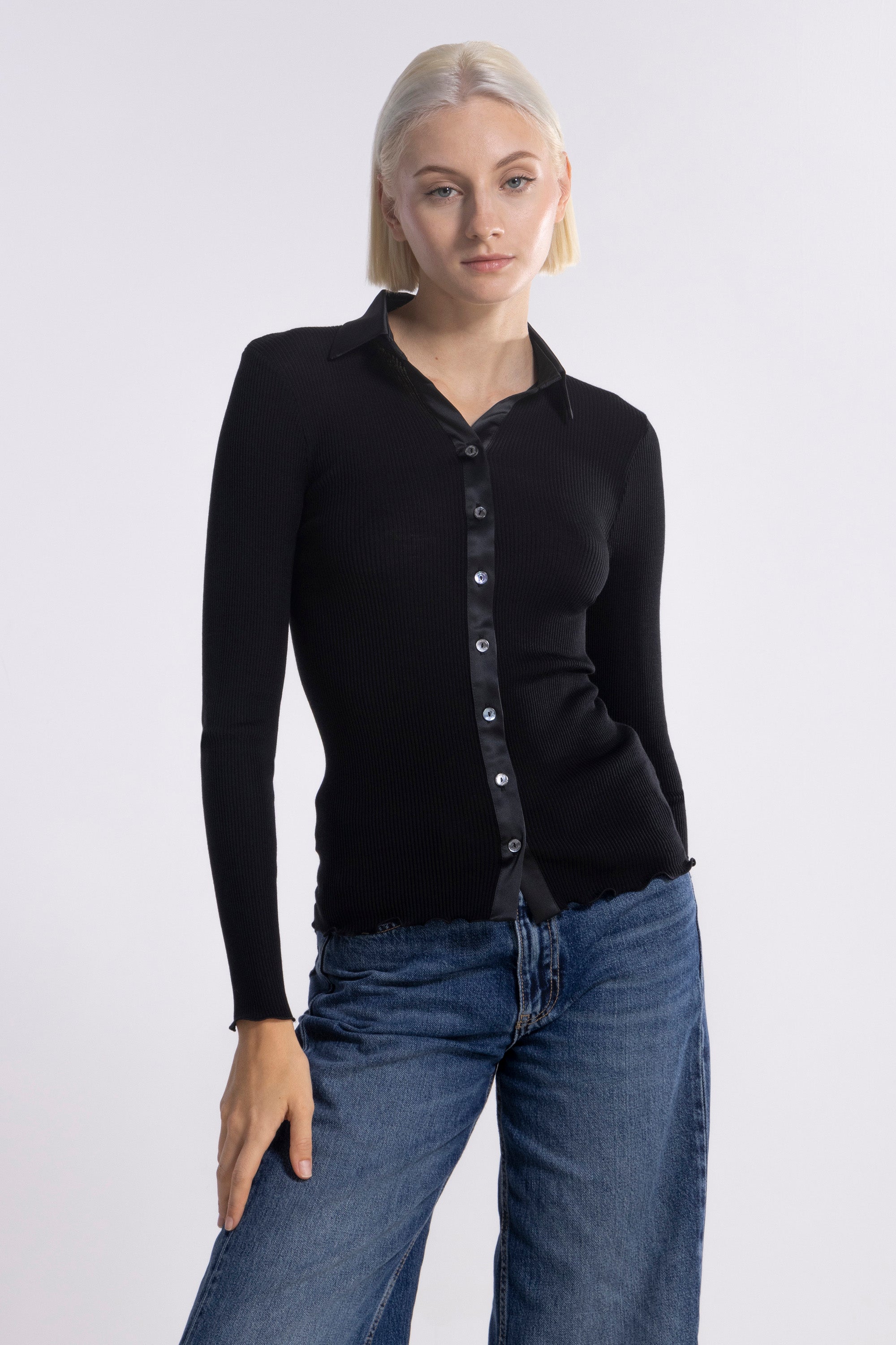 Camisa Mujer Oscalito 6350 – Lana Merino y Seda