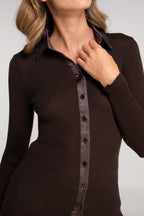 Camisa Mujer Oscalito 6350 – Lana Merino y Seda