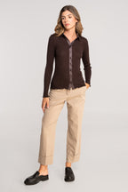 Camisa Mujer Oscalito 6350 – Lana Merino y Seda