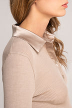 Camisa Mujer Oscalito 6350 – Lana Merino y Seda