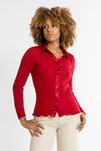 Camisa Mujer Oscalito 6350 – Lana Merino y Seda