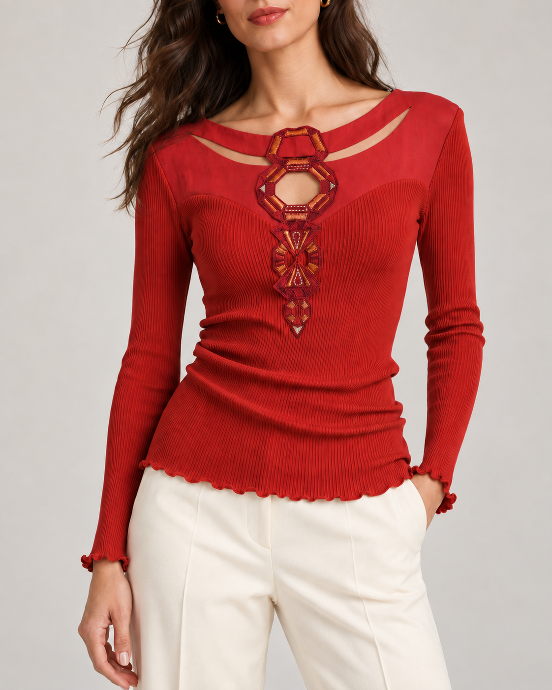 Blusa Oscalito 8052 - 100% Algodón Filo di Scozia