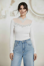 Top Oscalito 6657 - 70% Lana Merino 30% Seda Natural