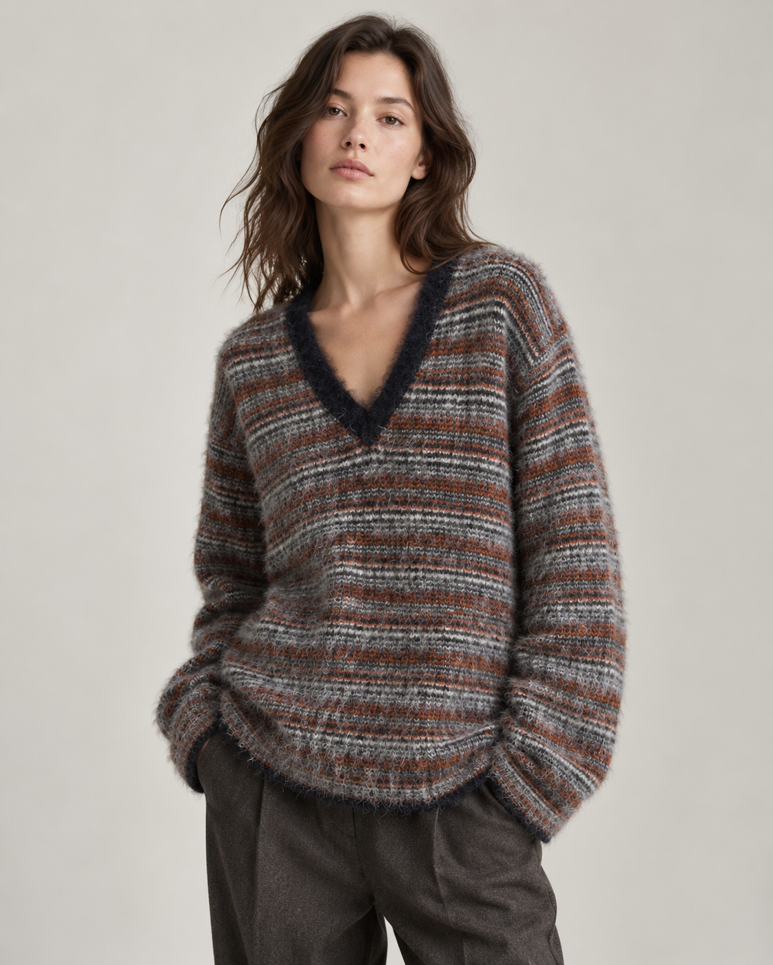 Sweater Natyoural YB812 - 65% Alpaca 10% Lana 25% Poliamida