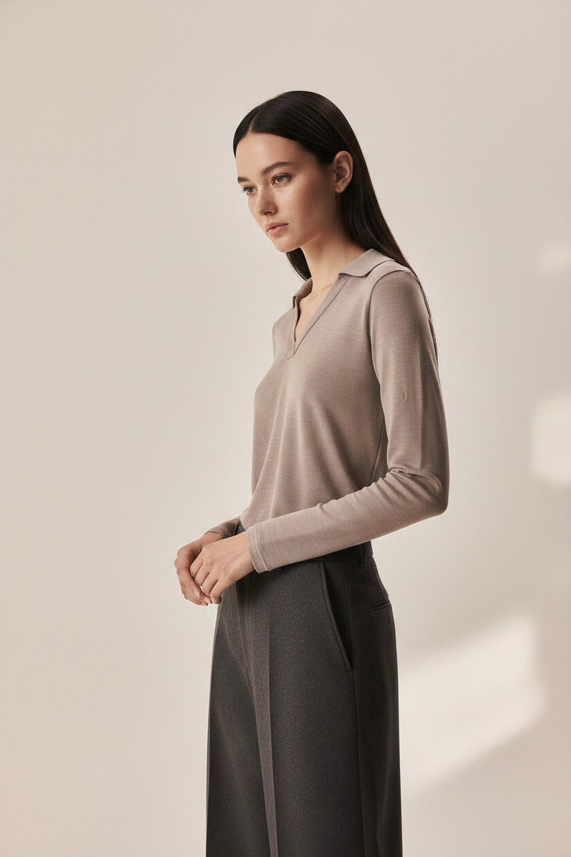 Sweater Oscalito 6892 - Lana Merino y Seda Natural