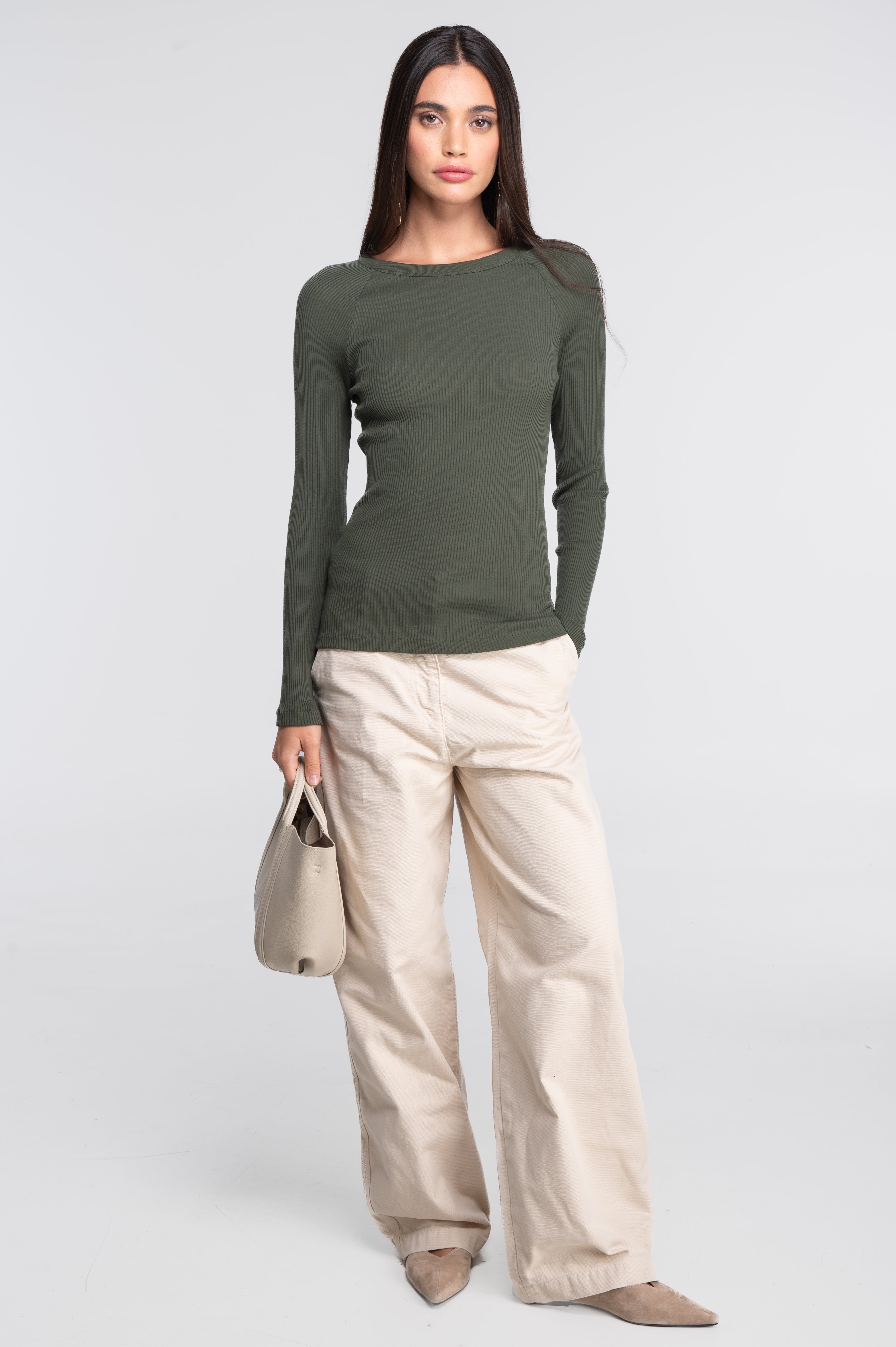 Camiseta Oscalito Manga Larga 7161 - Algodón Egipcio