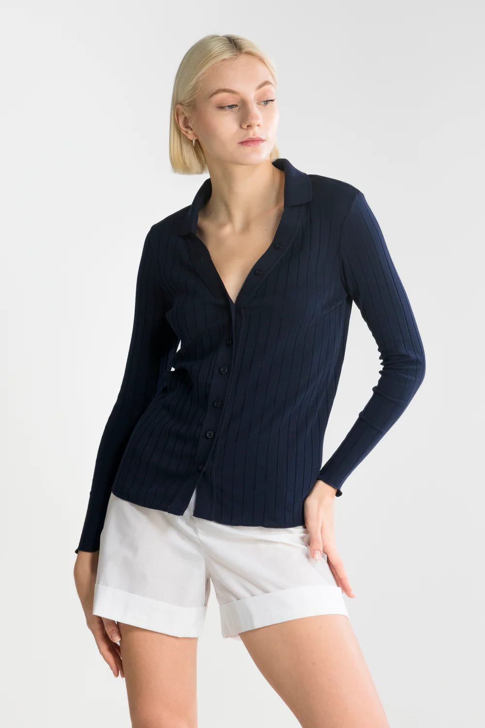 Camisa Oscalito Manga Larga 7164 - Algodón Makò Egipcio