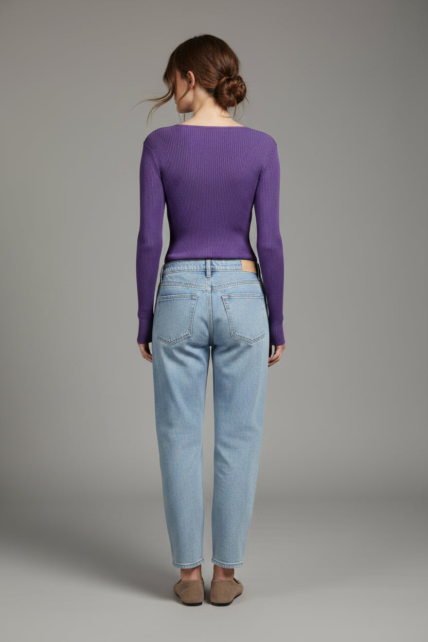 Blusa Oscalito 7410 - 70% Lana Merino 30% Seda Natural