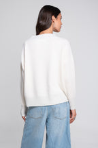 Sweater 7672 - 100% Lana Merino - Detalle Lurex PREORDER