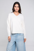 Sweater 7672 - 100% Lana Merino - Detalle Lurex PREORDER
