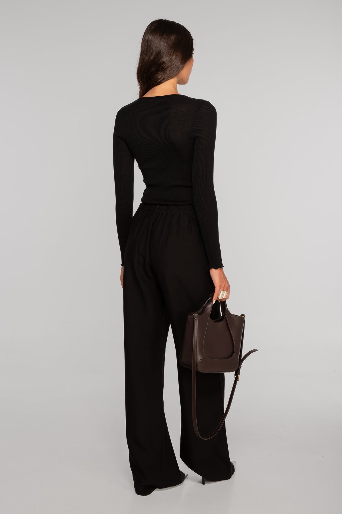Blusa — Merino y seda · 7817