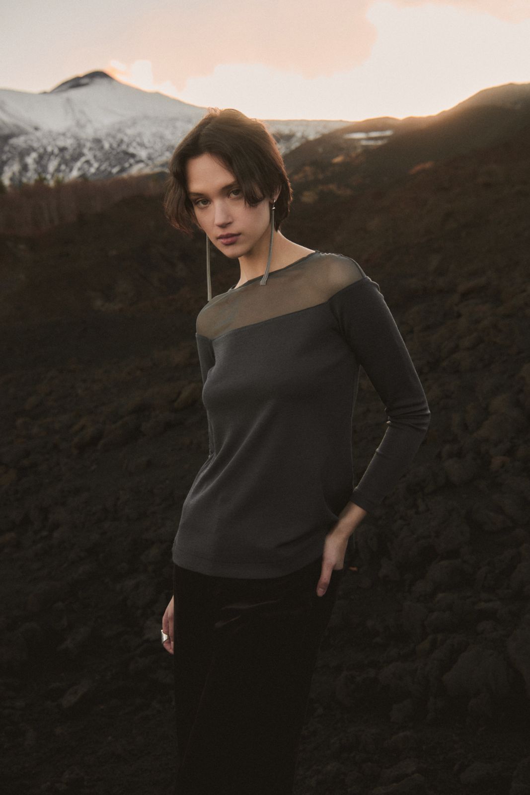 Top Manga Larga Oscalito 7841 — 70% Lana Merino 30% Seda PRE ORDER