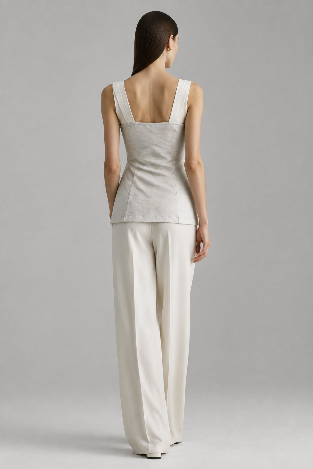 Top Oscalito 6670 - 70% Lana Merino 30% Seda Tafetán y Encaje Guipur