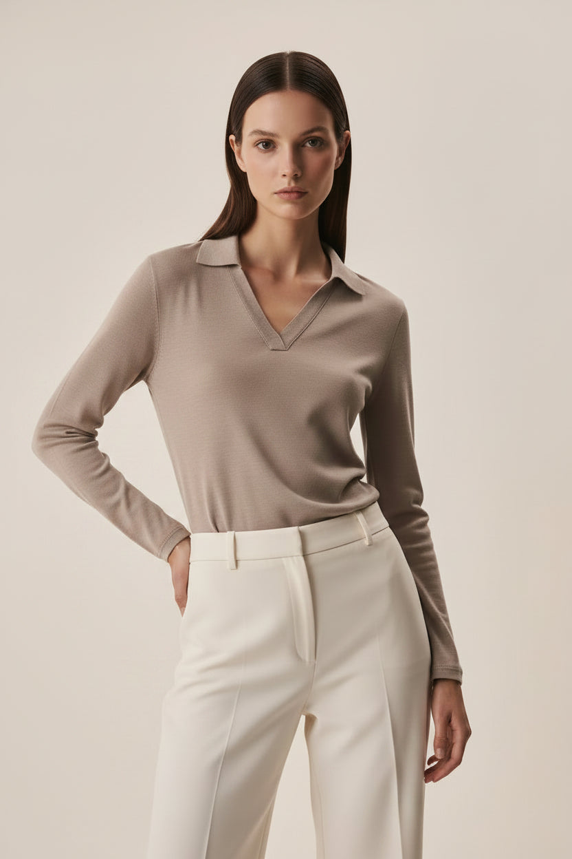 Sweater Oscalito 6892 - Lana Merino y Seda Natural