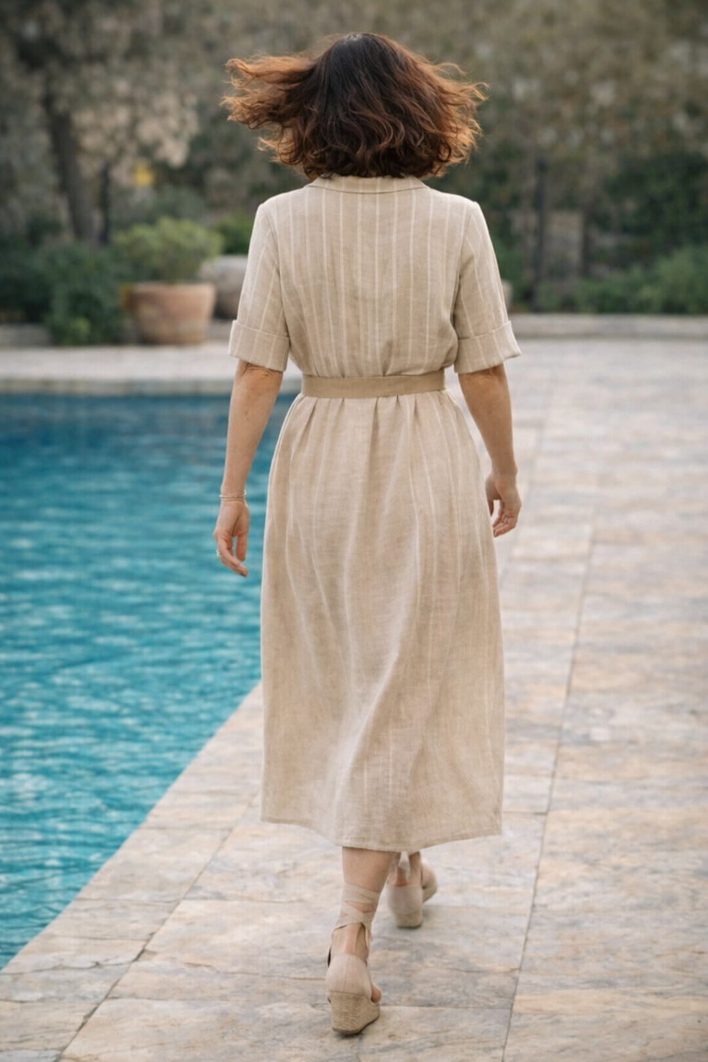 Vestido Midi 5788 - 100% Lino Natural