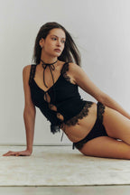 Top Oscalito 7640 - Lana Merino, Seda y Dentelle de Calais