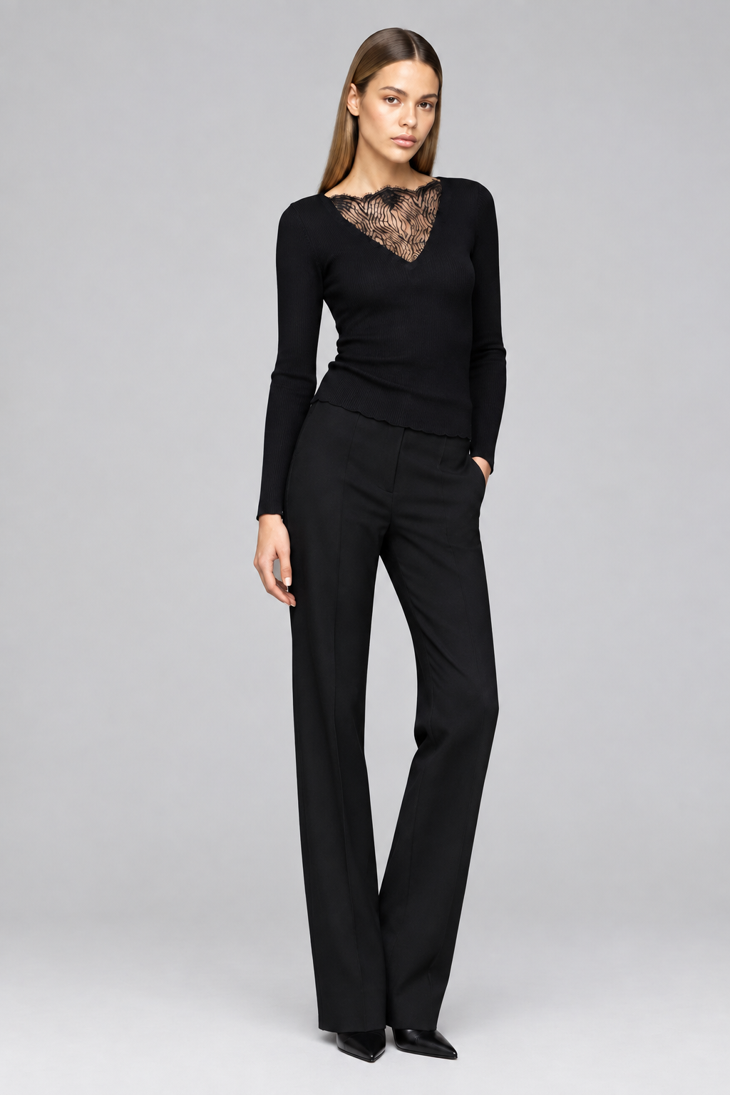Blusa de Merino y seda Oscalito 7817
