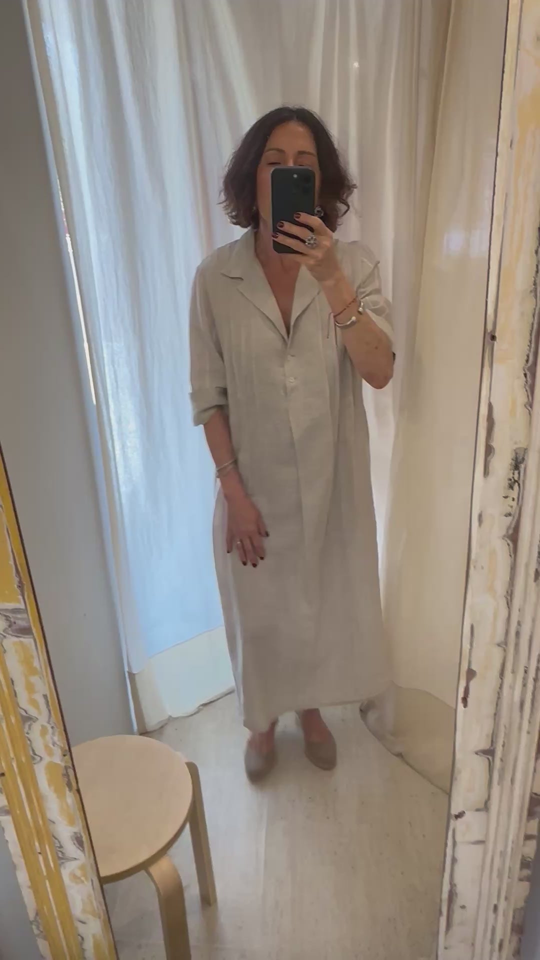 Vestido Midi 5788 - 100% Lino Natural