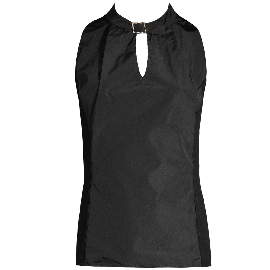 Blusa Sin Manga Oscalito 6680 - Lana Merino, Seda y Tafetán de Seda