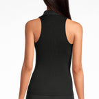 Blusa Sin Manga Oscalito 6680 - Lana Merino, Seda y Tafetán de Seda