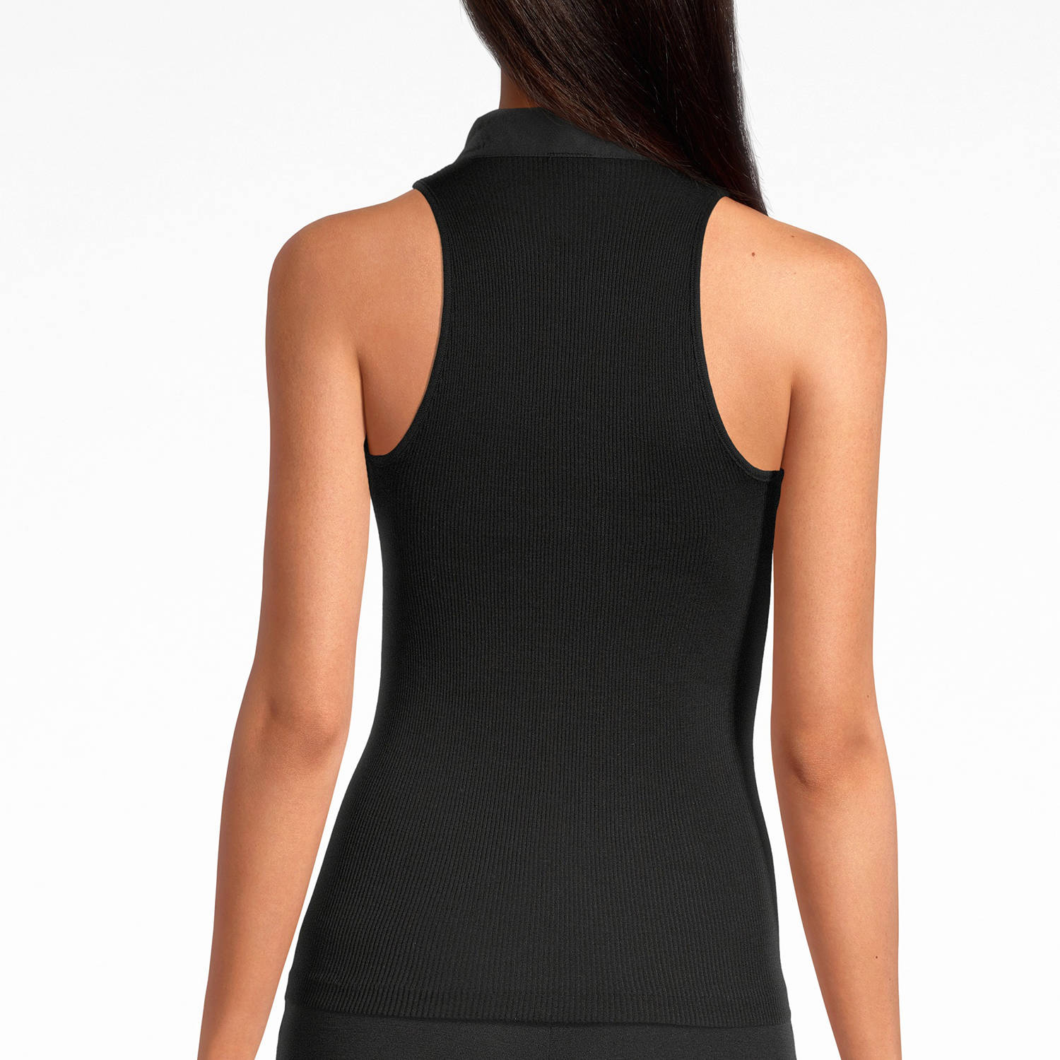 Blusa Sin Manga Oscalito 6680 - Lana Merino, Seda y Tafetán de Seda